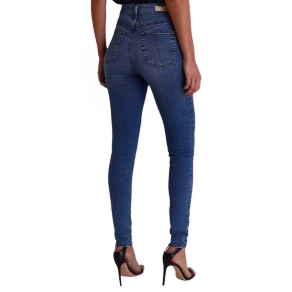 Adriano Goldschmied Mila Super High Rise Skinny Jeans Premium Denim - Picture 11 of 12